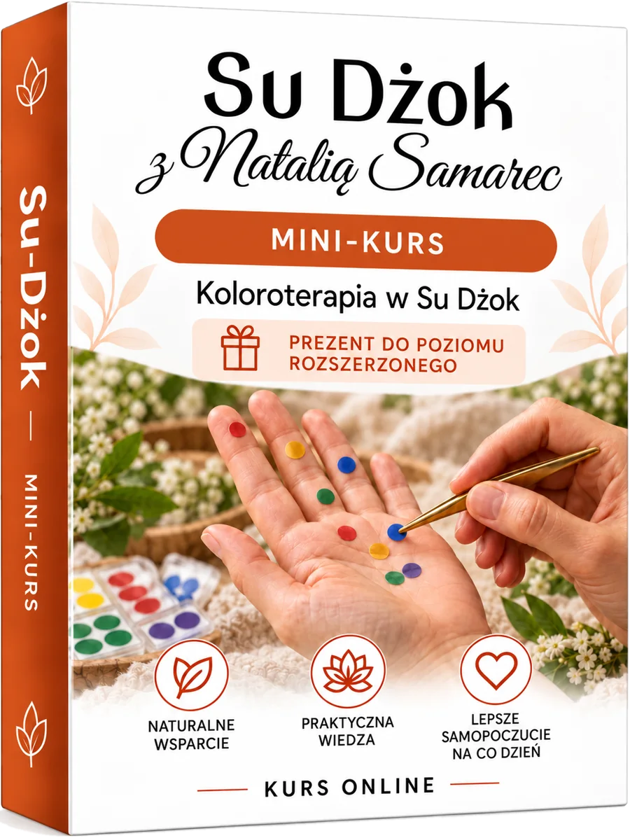 Okładka mini-kursu: Koloroterapia w Su Dżok